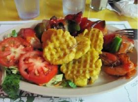 Typical Panamanian meal of patacones with shrimp – Best Places In The World To Retire – International Living